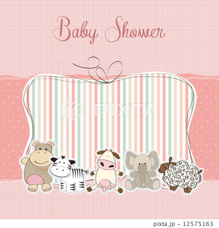 baby girl shower card 12575163