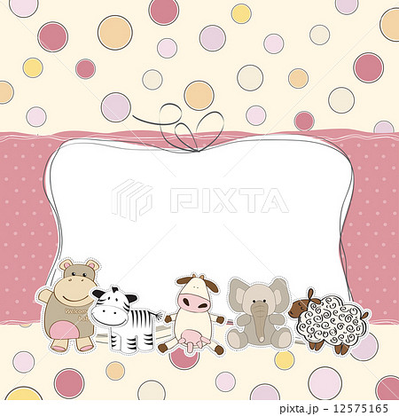 baby girl shower card 12575165