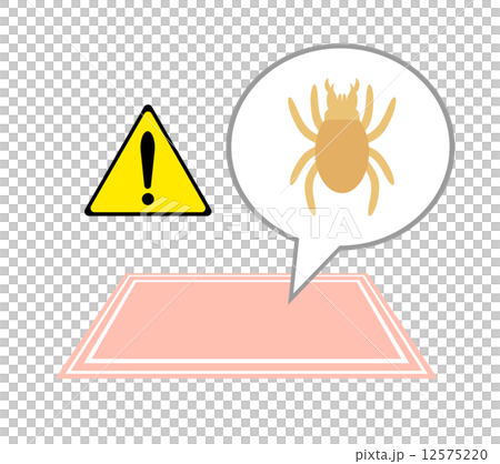 カーペットに潜むダニ カーペットに潜むダニ 12575220