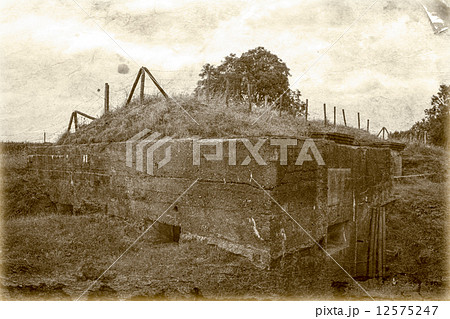 Bunker pillbox great world war 1 flanders belgium 12575247
