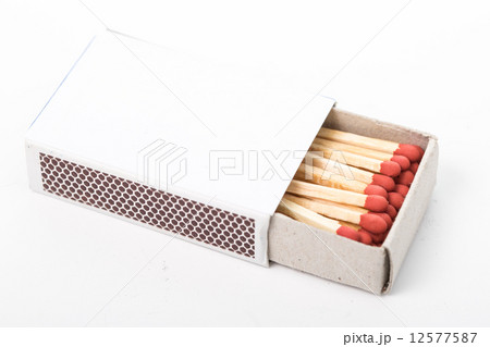 Match and matchbox isolated 12577587