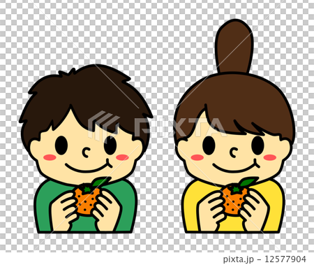 Children with oranges 12577904