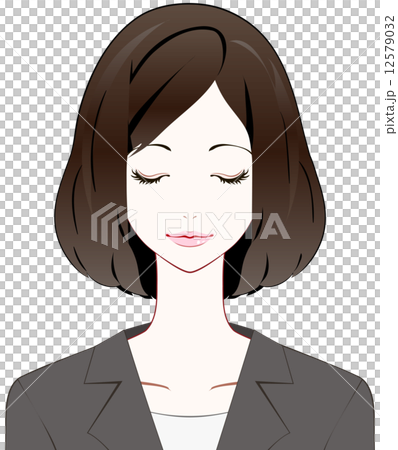 關閉西裝女人的眼睛 關閉西裝女人的眼睛 12579032