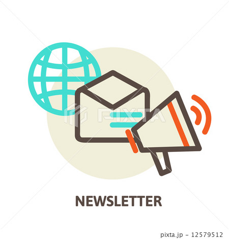Vector email marketing concepts newsletter and subscription Vector email marketing concepts newsletter and subscription 12579512