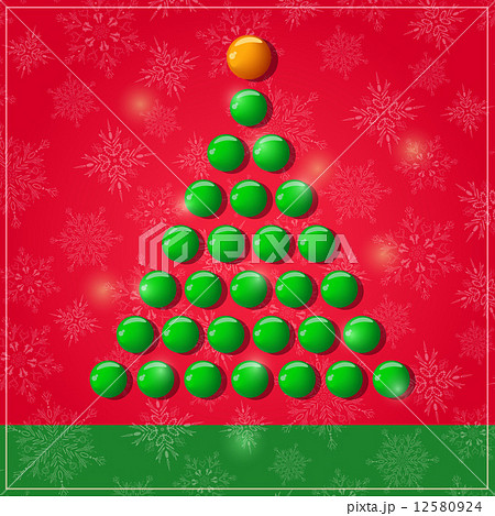 Christmas Shiny Symbolic RedTree 12580924