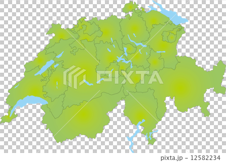 スイスの地図 スイスの地図 12582234