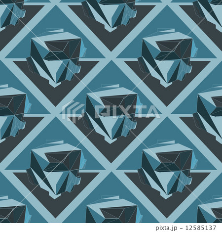 Crystal. Seamless 3D Geometric background. Crystal. Seamless 3D Geometric background. 12585137