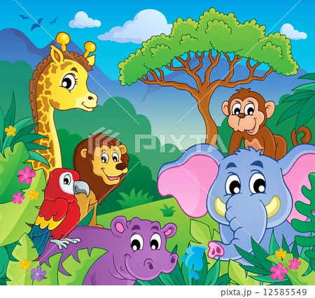 Image with jungle theme 9 12585549