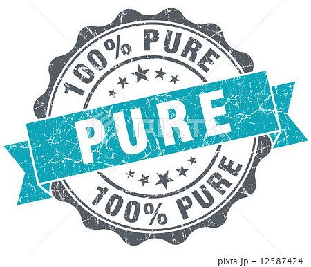 Pure turquoise grunge retro style isolated seal 12587424