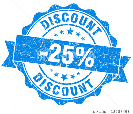 discount 25% blue grunge stamp discount 25% blue grunge stamp 12587493