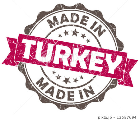 made in TURKEY pink grunge seal made in TURKEY pink grunge seal 12587694