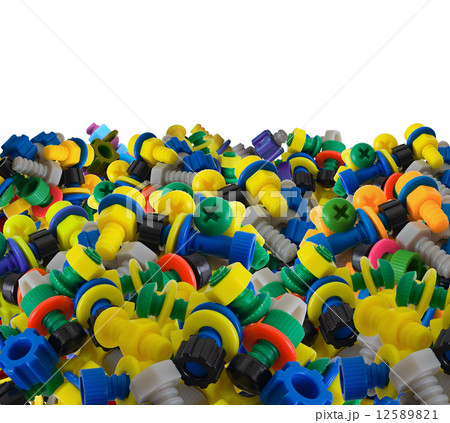 Color toy plastic bolts and nuts Color toy plastic bolts and nuts 12589821