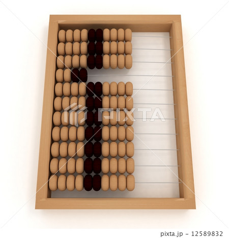 Abacus on a white background 12589832