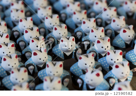 住吉大社楠珺社の招福猫 12590582