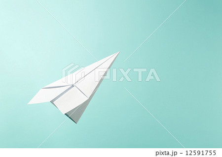 紙ヒコーキグリーンバック 12591755