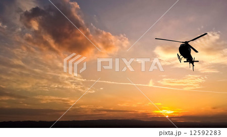 Helicopter Flyover 12592283