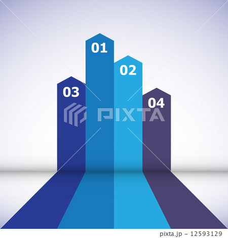 Abstract design element with blue lines 12593129