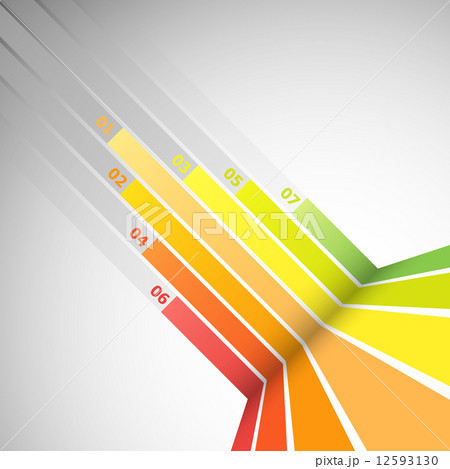 Abstract design banner with colorful lines 12593130