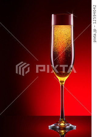 luxury glass of champagne luxury glass of champagne 12594042