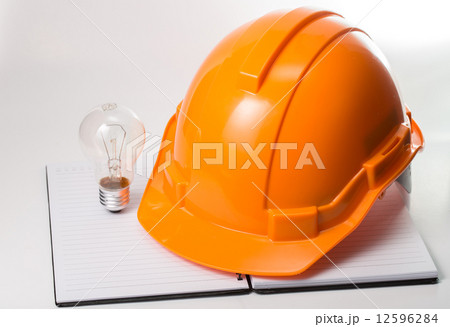 Safety helmet isolated 12596284