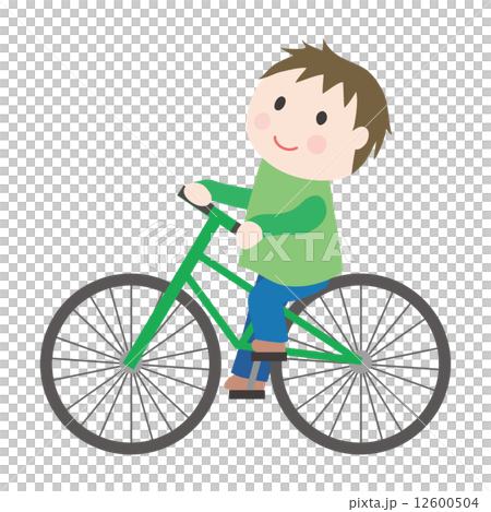 騎自行車的男孩 12600504
