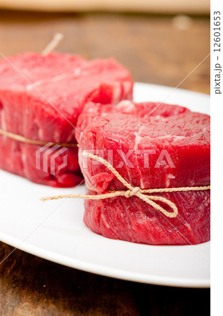 raw beef filet mignon 12601653