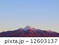 夕陽に染まる斜里岳 12603137