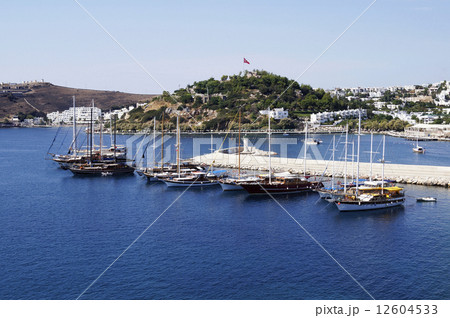 Boats in Bodrum marina Boats in Bodrum marina 12604533