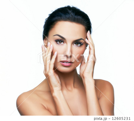 Beautiful portrait of european young woman Beautiful portrait of european young woman 12605231