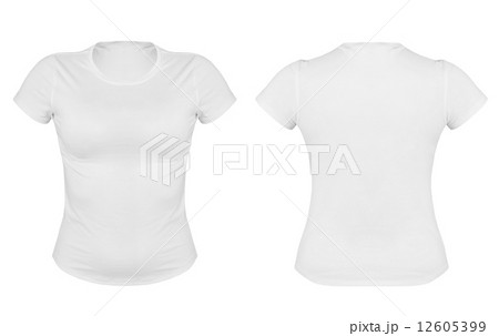 Front and back white t-shirt Front and back white t-shirt 12605399