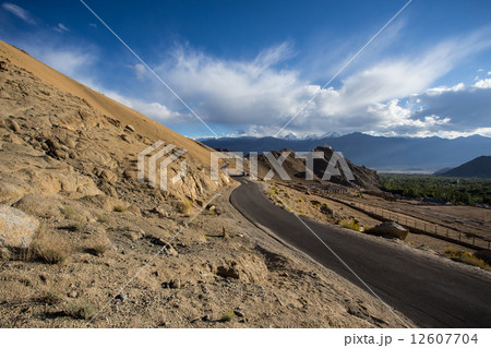 High altitude road in Himalayas High altitude road in Himalayas 12607704