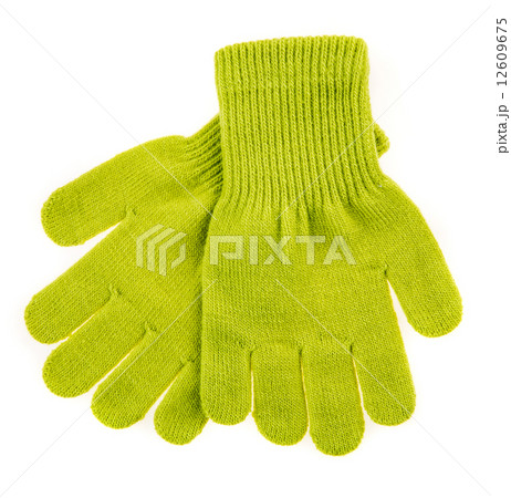 knitted woolen baby gloves 12609675