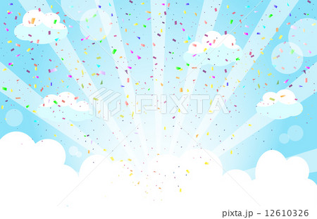 青空　紙吹雪 12610326