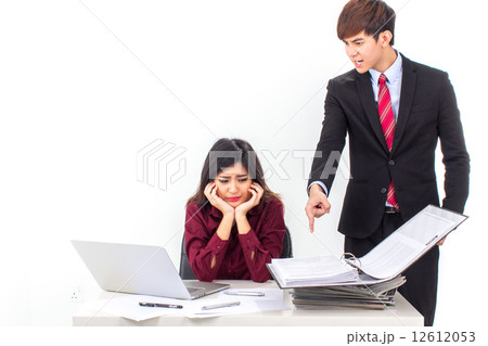 Angry boss Angry boss 12612053