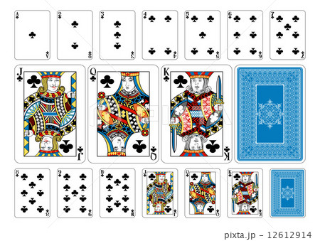 Poker size Club playing cards plus reverse 12612914