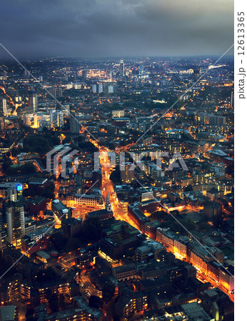 night London, view from shard, UK night London, view from shard, UK 12613365
