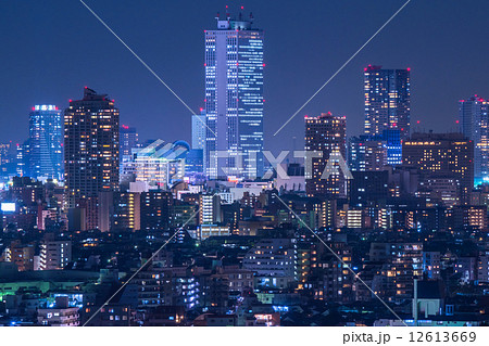 池袋サンシャインの夜景 12613669