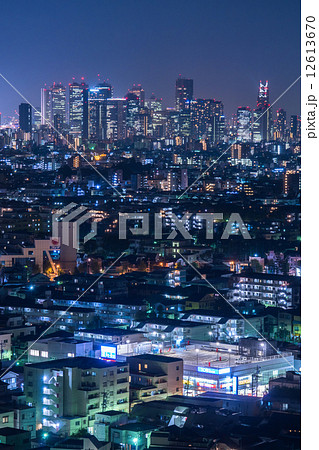 新宿副都心の夜景 新宿副都心の夜景 12613670