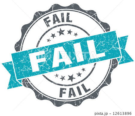 Fail turquoise grunge retro vintage isolated seal 12613896