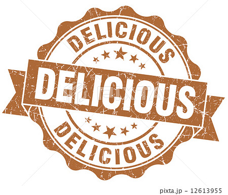delicious brown grunge stamp delicious brown grunge stamp 12613955