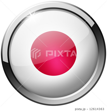 Japan Round Metal Glass Buttonのイラスト素材 [12614363] - PIXTA
