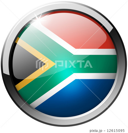 South Africa Round Metal Glass Button 12615095