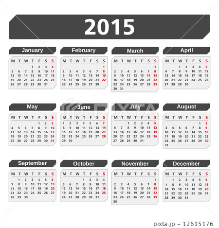 2015 Calendar 2015 Calendar 12615176