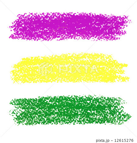 Vector Mardi Gras pastel crayon brush strokes 12615276