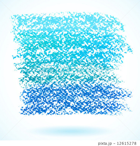 Blue pastel crayon spot, isolated on white background 12615278