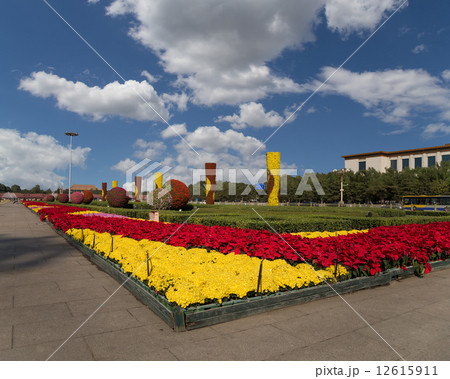 Tiananmen Square -- is a large city square in the center of Beijing, China 12615911
