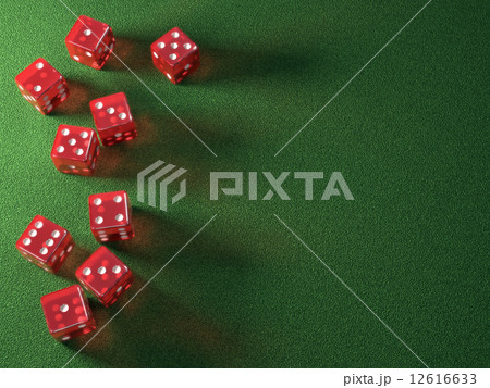 Red Dice Green Table Red Dice Green Table 12616633