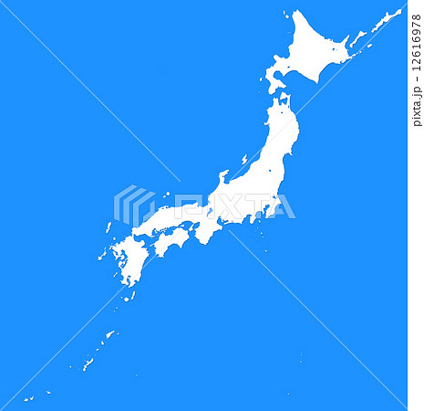日本列島地図のイラスト素材