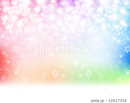 雪　クリスマス　背景 12617350