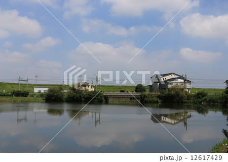 加須市北川辺の風景 加須市北川辺の風景 12617429